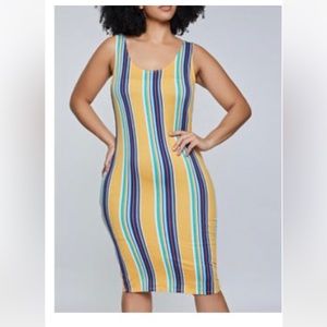Plus body con dress